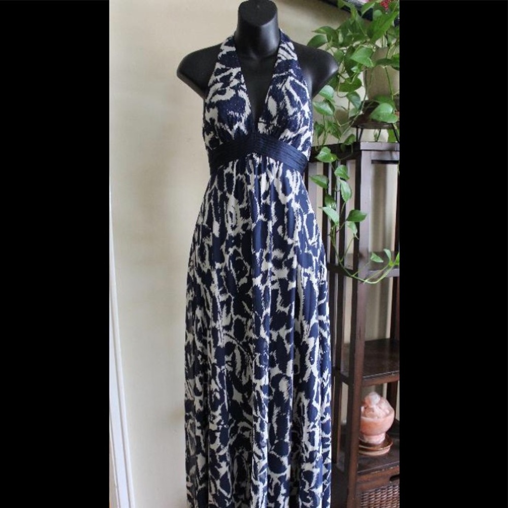 BCBG MaxAzria | Midnight Chiffon Dress